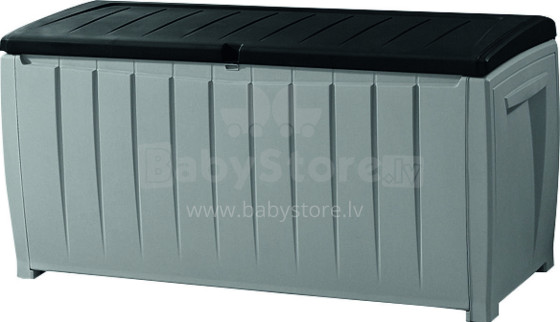 Uzglabāšanas kaste Novel Storage Box 340L pelēka/melna