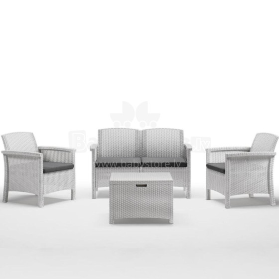 Garden furniture set Set Venezia 2 white