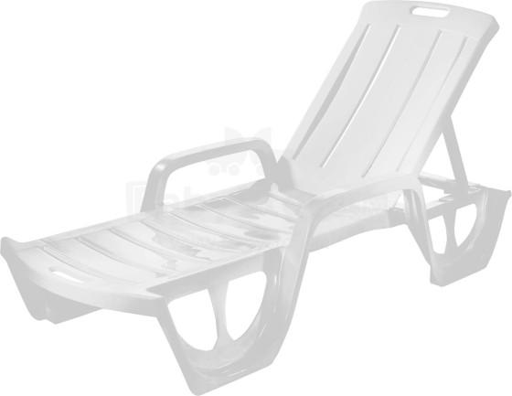 Sun lounger Florida white