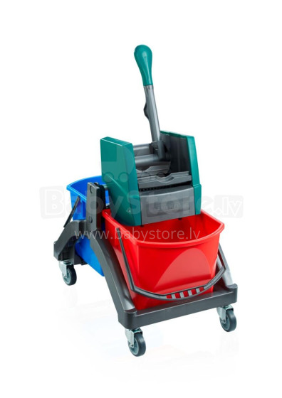 LEIFHEIT Cleaning Trolley Duo Professional 2x17L