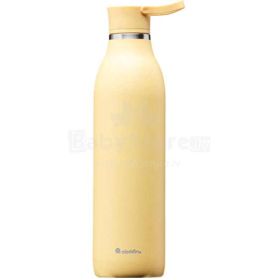 Termopudele CityLoop Thermavac eCycle Water Bottle 0.6L, pārstrādāta nerūs. tērauda / dzeltena