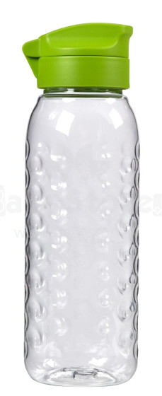 Bottle Dots Bottle 0,45L transparent/green