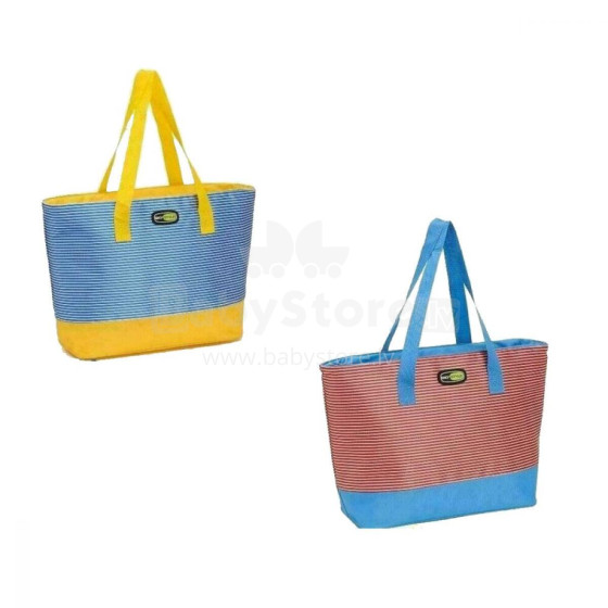 Termiskā soma Beach Tote asorti, sarkana-zila/zila-dzeltena