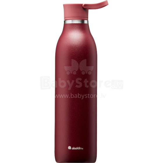 Termopudele CityLoop Thermavac eCycle Water Bottle 0.6L, pārstrādāta nerūs. tērauda / bordo