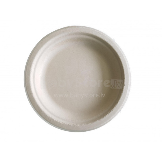 Compostable sugar cane plates Go Green Ø15cm 10pcs/0,07kg