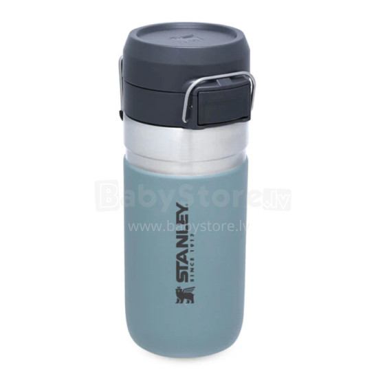 The Quick Flip Water Bottle Go 0,47L blue-grey