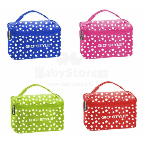 Thermal Lunch Bag Stars Lunch Bag assorted, red/green/blue/pink