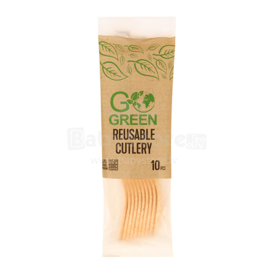 Reusable spoons Go Green 10 pcs/0,07kg