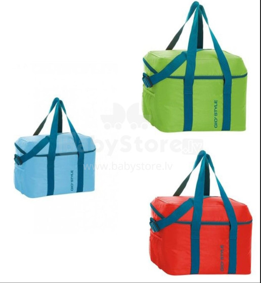 Thermal bag Frio 20 assorted, light blue/green/red