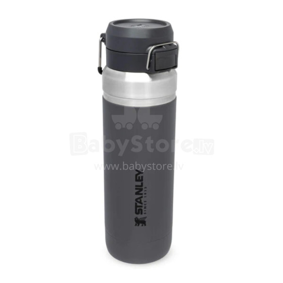 Termopudele The Quick Flip Water Bottle Go 1,06L tumši pelēka