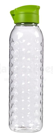 Bottle Dots Bottle 0,75L transparent/green