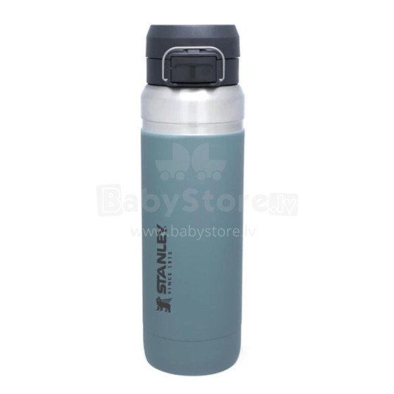 The Quick Flip Water Bottle Go 1,06L blue-grey