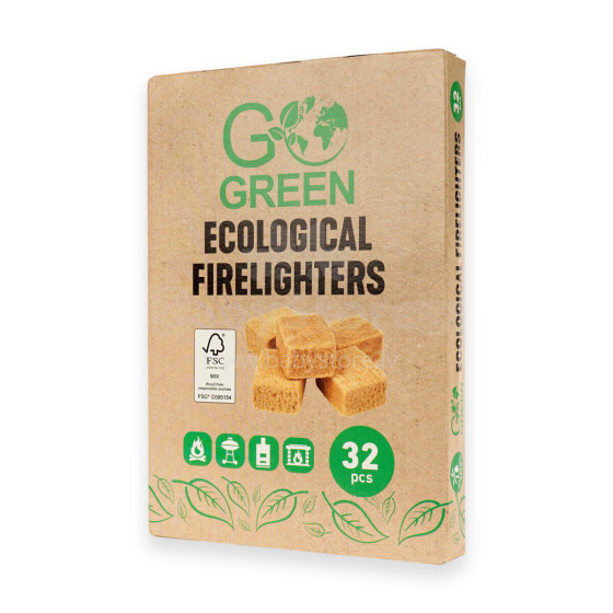 Ecological ignition cubes 32 pcs.