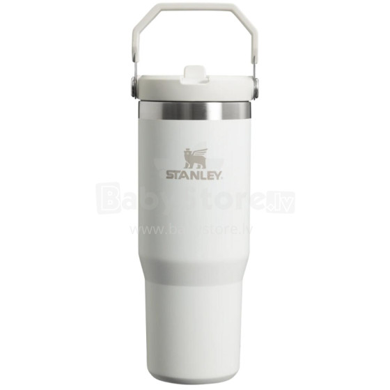 Thermal bottle with straw The IceFlow Flip Straw Tumbler 0,89L white