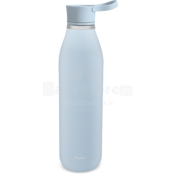 Termopudele CityLoop Thermavac eCycle Water Bottle 0.6L, pārstrādāta nerūs. tērauda / gaiši zila