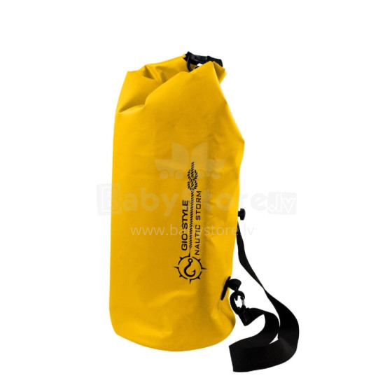 Waterproof thermal bag Dry Bag Nautic Storm L 20L, Ø23x63cm, yellow