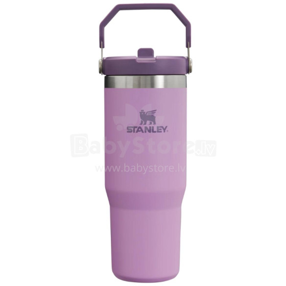 Thermal bottle with straw The IceFlow Flip Straw Tumbler 0,89L light purple