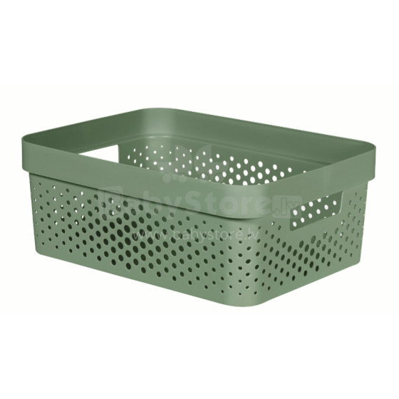 Infinity Recycled Box 11L 36x27x14cm green