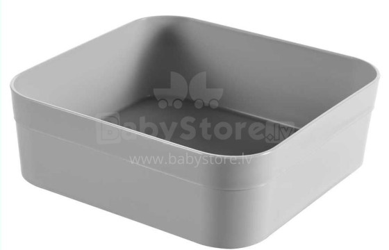 Infinity Recycled Box 15x15x5cm grey