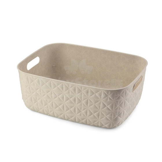 Basket Softex M 12,5L 37,9x29,2x14,3cm chalk white