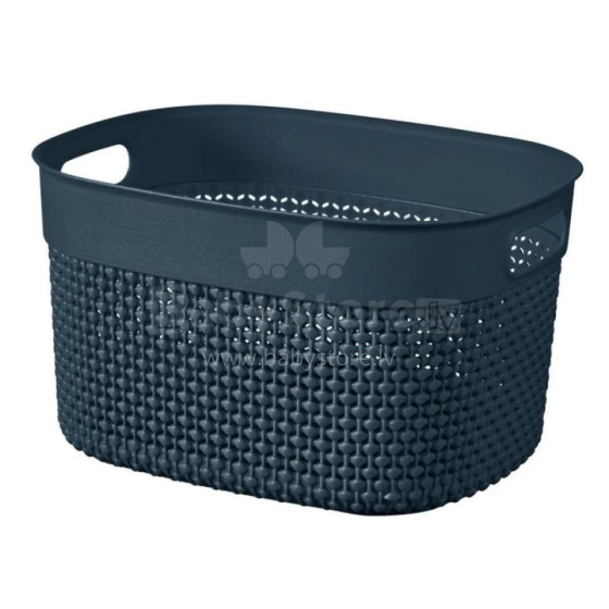 Basket Filo S 6L 26,6x22x15cm dark blue