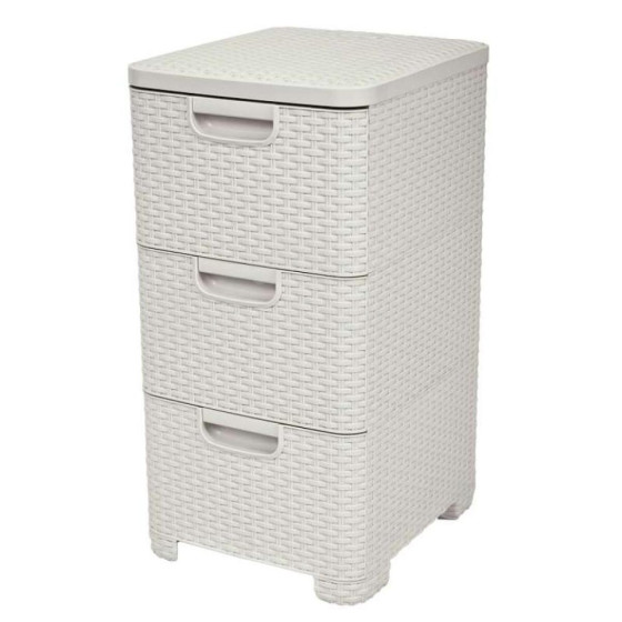 Chest of drawers Style 33x38x60cm in cream