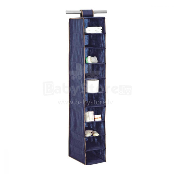 10 shelf organiser 20x29x120cm Blue