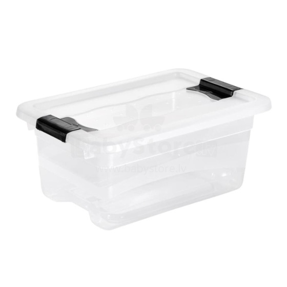 Коробка с крышкой Crystalbox Cornelia 29,5x19,5x12,5см 4л прозрачная