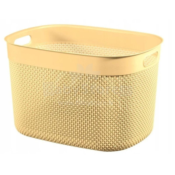 Basket Filo XL 30L 44x33x27cm yellow