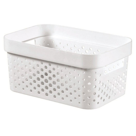 Infinity Recycled Box 4,5L 27x19x12cm white