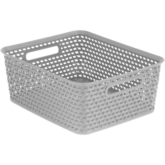 Basket Your Style M 35x30x13cm grey