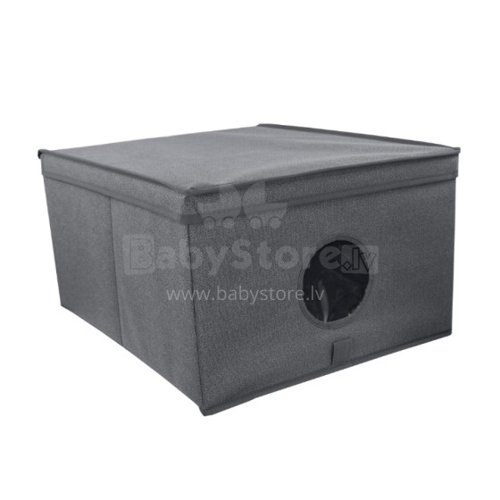 Folding box L size 50x40x25cm Grey