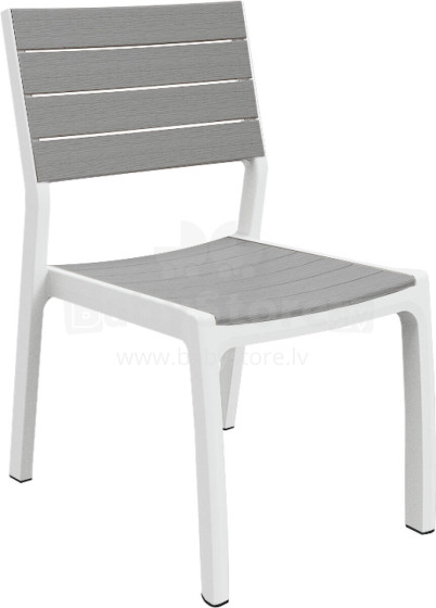 Garden chair Harmony white/light grey