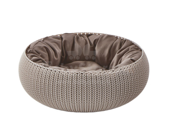 Pet bed Knit 54x54x20,2 brown