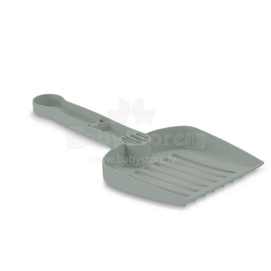 Spatula for cat toilet 25x11x2cm grey-green