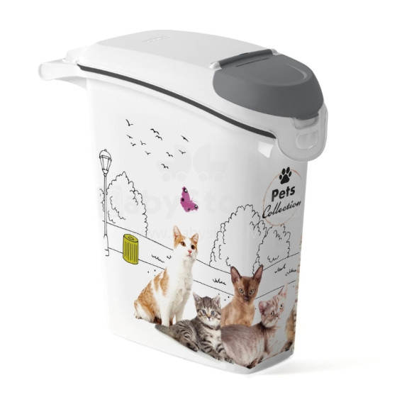 Food storage container Pets Life Dogs 10kg 23L 23,2x49,7x50,3cm cat