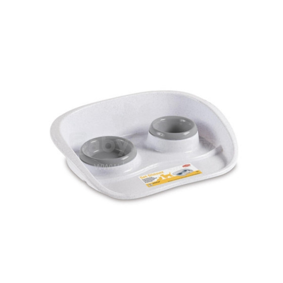 Set of food bowls Set Dinner 0.25+0.35L 46x35x11cm gray