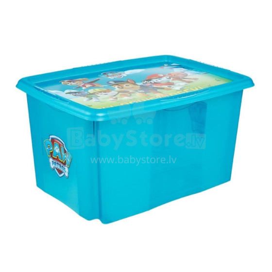 Box with lid 45L Karolina &quot;Paw Patrol&quot; 55,5x40x30cm light blue