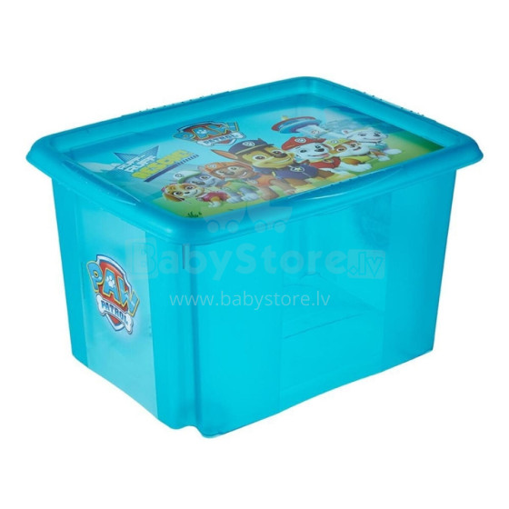 Box with lid 30L Karolina &quot;Paw Patrol&quot; 45x35x27cm light blue