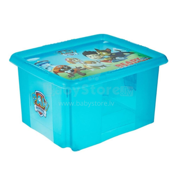 Box with lid 24L Karolina &quot;Paw Patrol&quot; 42,5x35,5x22,5cm light blue