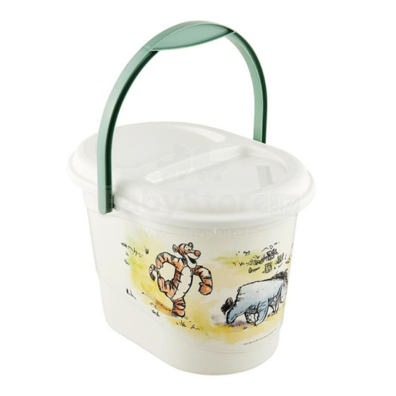 Diaper pail Karol &quot;Winnie the Pooh&quot; 37x29,5x27,5cm white