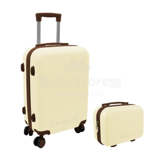 Spintos komplektas 2 vnt. 43L (36x23x56cm) + 15L (24x17x33cm) balta