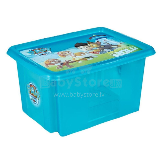 Box with lid 15L Karolina &quot;Paw Patrol&quot; 38x29,5x20,5cm light blue