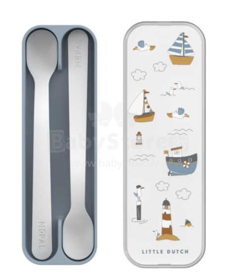 Little Dutch Spoon Art.10803206524 Sailor Bay  Столовые приборы: ложка, 2 шт