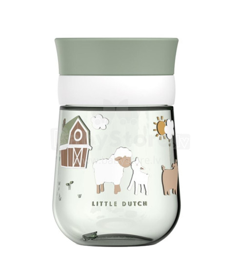 Little Dutch Trainer Cup Art.108016065399 Little Farm Pirma krūzīte ar snipīti, 300 ml