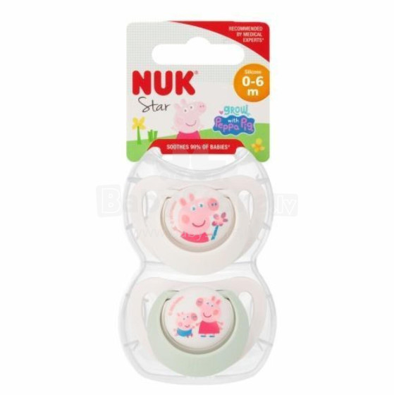 441656 PEPPA SILICONE PATTERN 0-6M 551234, 175333