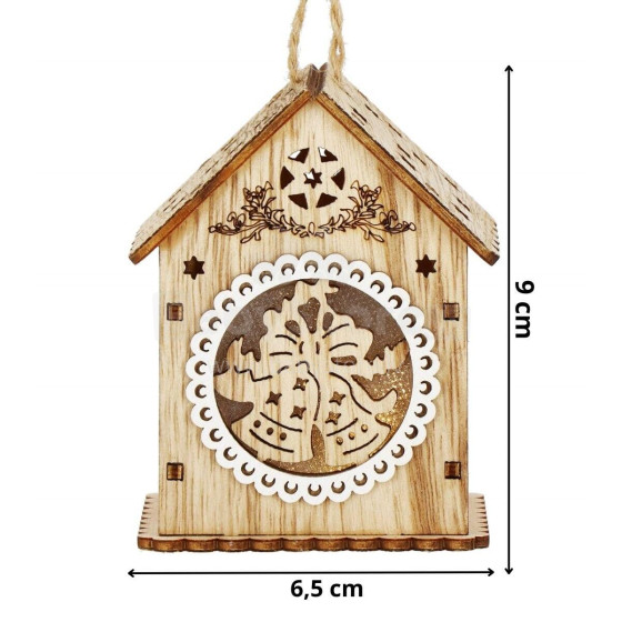 Springos Ziemassvētku rotājums 6 x 9  cm CA1284