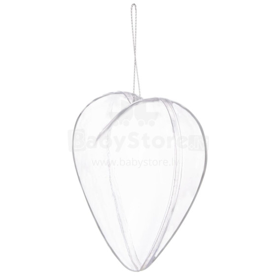 Acrylic bauble Springos CA2007 7cm heart