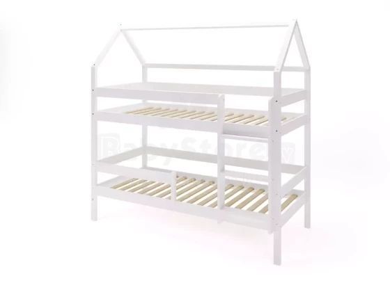 YappyKids YappyEden Art.388950 White house bunk bed 200x90cm