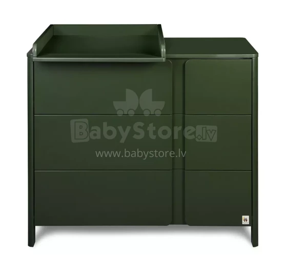 YappyKids YappyClassic Art.388264 Green Dresser with a changing surface.